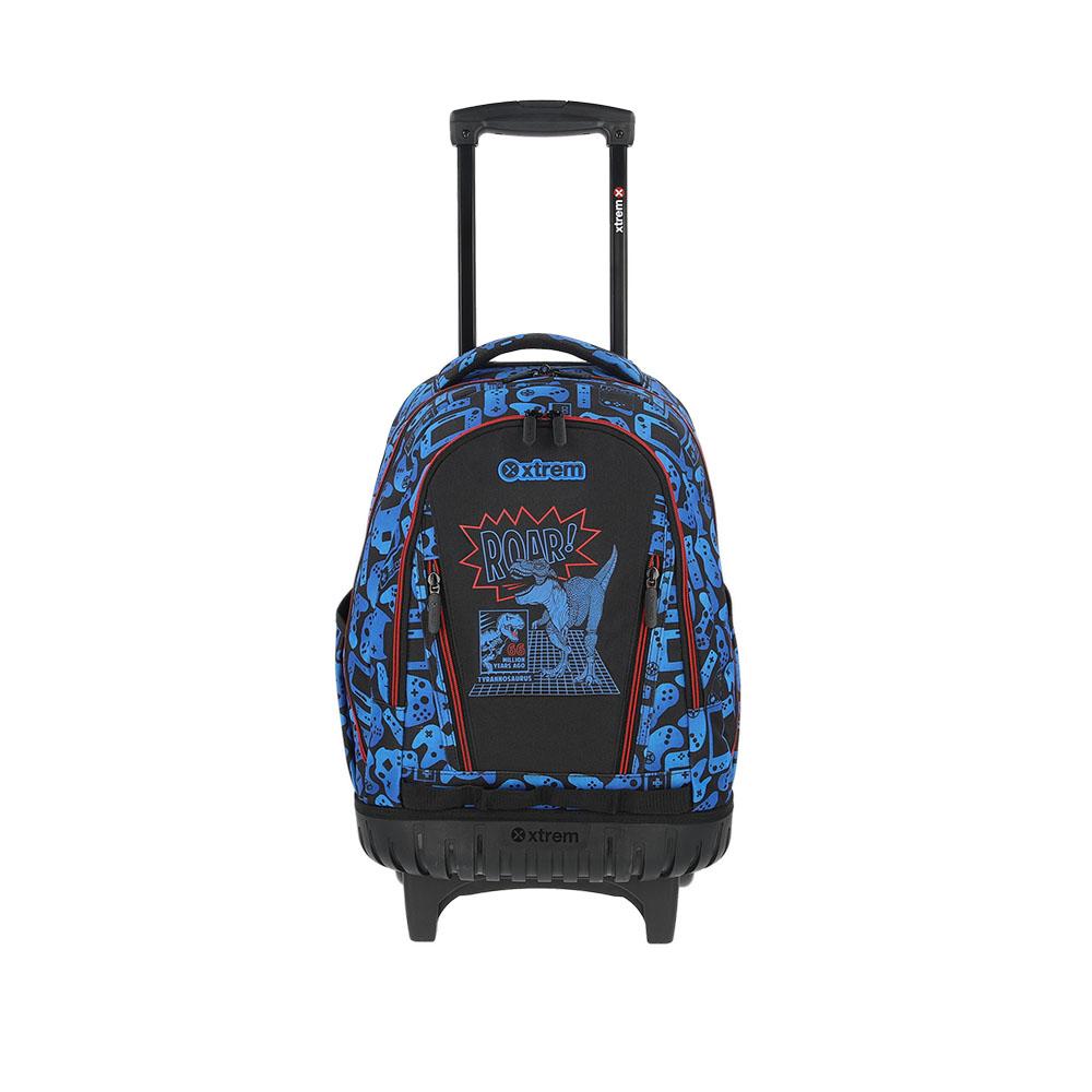 Foto 2 pulgar | Mochila Xtrem Cross Blue Dino Azul