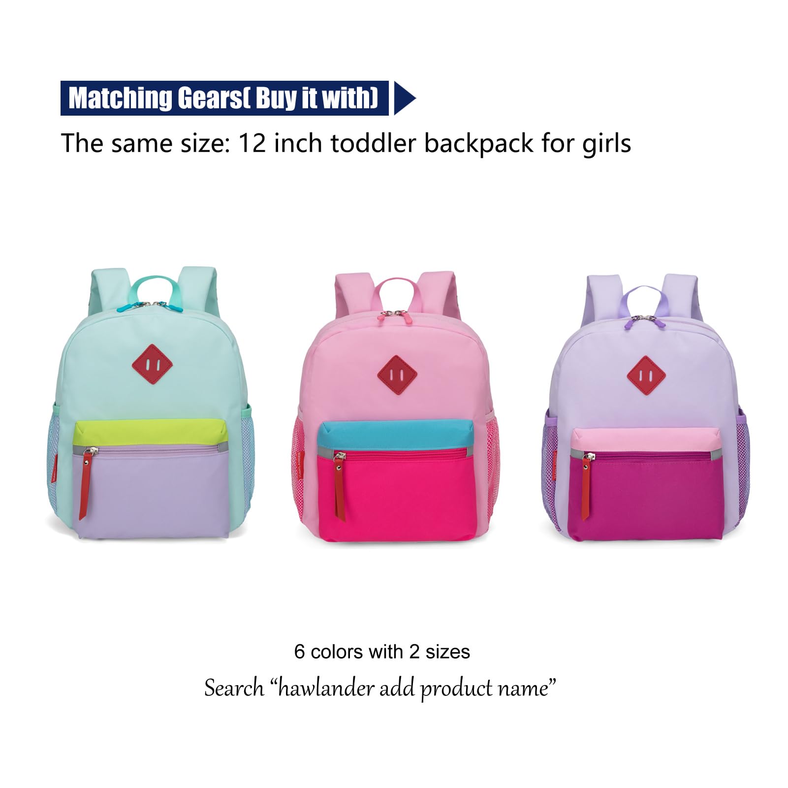 Foto 7 | Mochila Hawlander Preschool Kids De 30 Cm Para Niños De 3 A 6 Años - Venta Internacional.