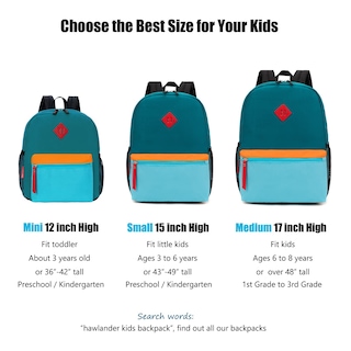 Foto 5 | Mochila Hawlander Preschool Kids De 30 Cm Para Niños De 3 A 6 Años - Venta Internacional.