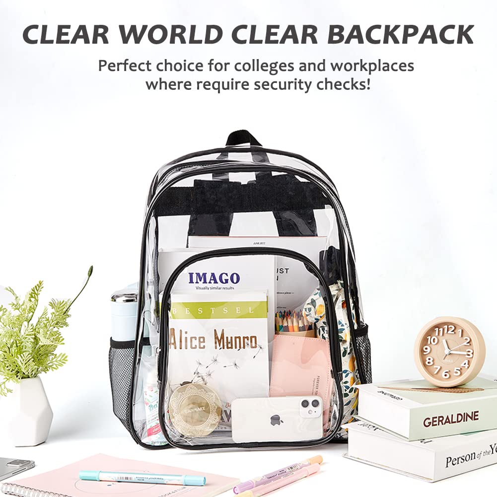 Foto 3 pulgar | Mochila Clearworld de Pvc Transparente - Venta Internacional