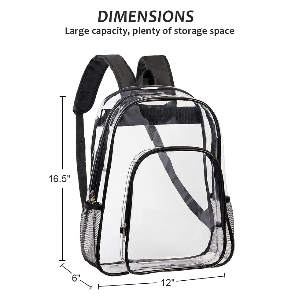 Foto 4 pulgar | Mochila Clearworld de Pvc Transparente - Venta Internacional
