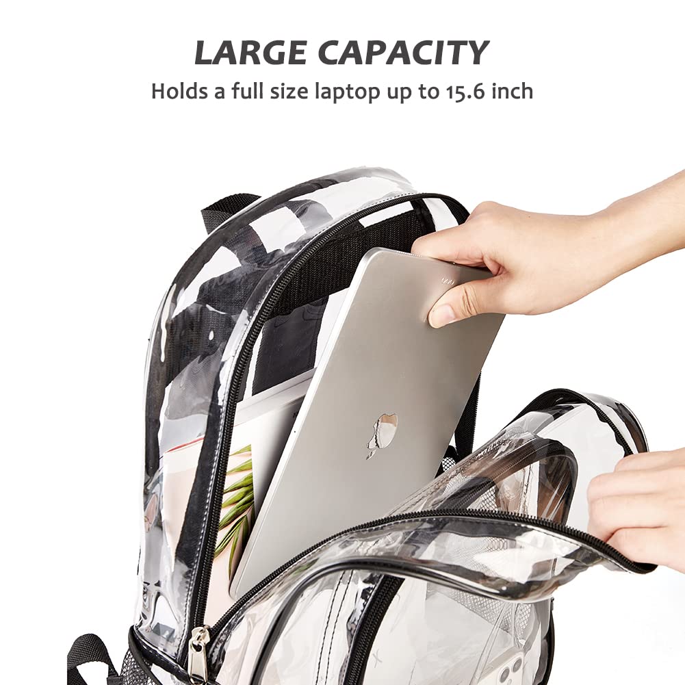 Foto 6 pulgar | Mochila Clearworld de Pvc Transparente - Venta Internacional