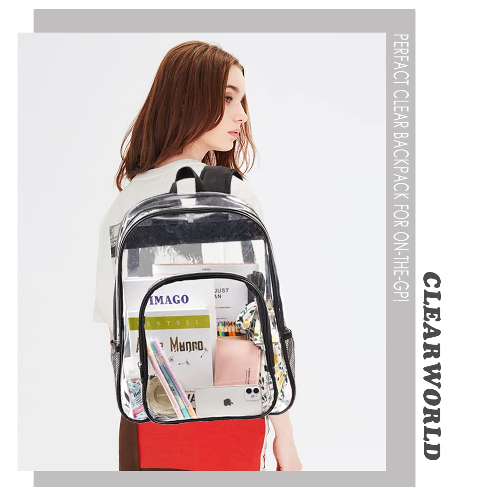 Foto 7 pulgar | Mochila Clearworld de Pvc Transparente - Venta Internacional