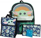 Set de Mochila y Lonchera Mandalorian Baby Yoda - Venta Internacional