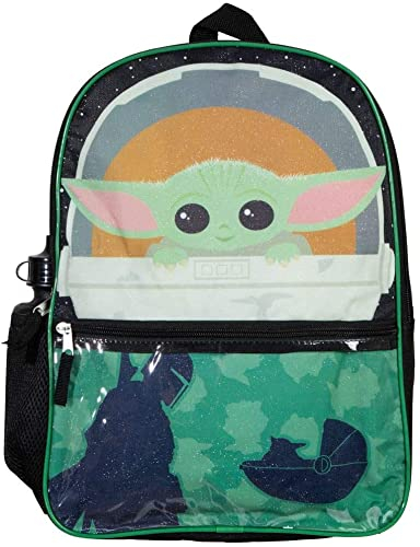 Foto 5 pulgar | Set de Mochila y Lonchera Mandalorian Baby Yoda - Venta Internacional