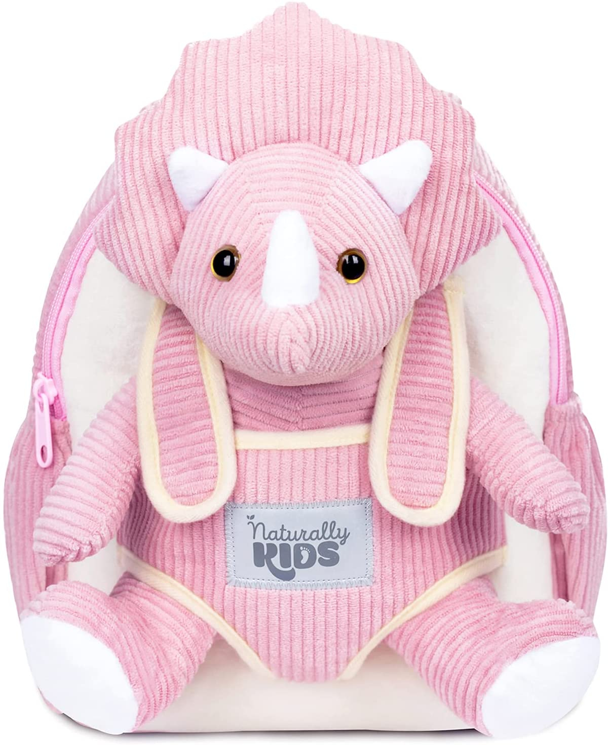 Foto 2 pulgar | Mochila Naturally Kids Con Dinosaurio Pequeño Con Peluche Para Niñas De 3 A 5 Años - Venta Internacional.