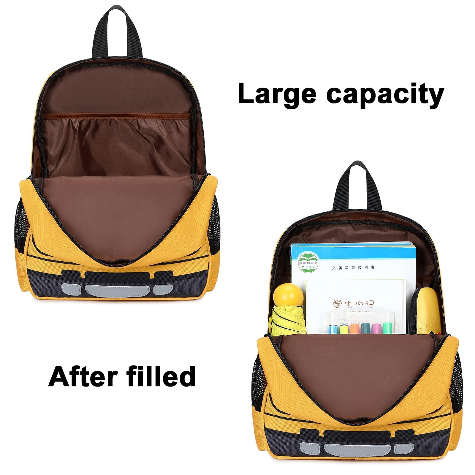 Foto 4 pulgar | Mochila + Lonchera Bluboon Autobús Escolar para Niños de 2 a 6 Años - Venta Internacional