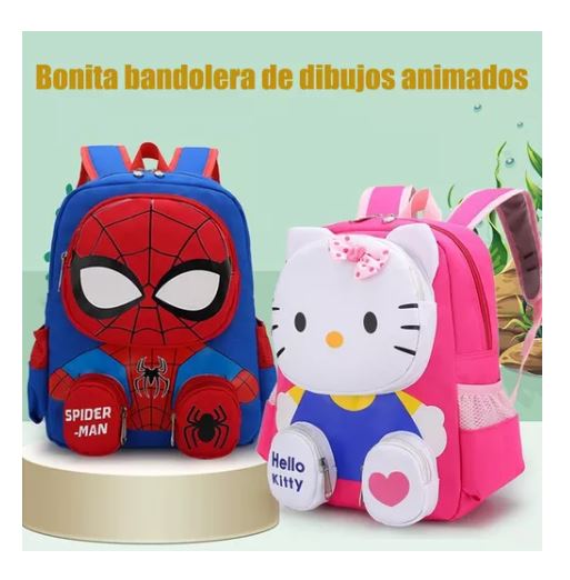 Foto 3 pulgar | Mochila de Hombro Azul para Niños