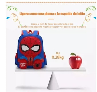 Foto 3 | Mochila de Hombro Azul para Niños