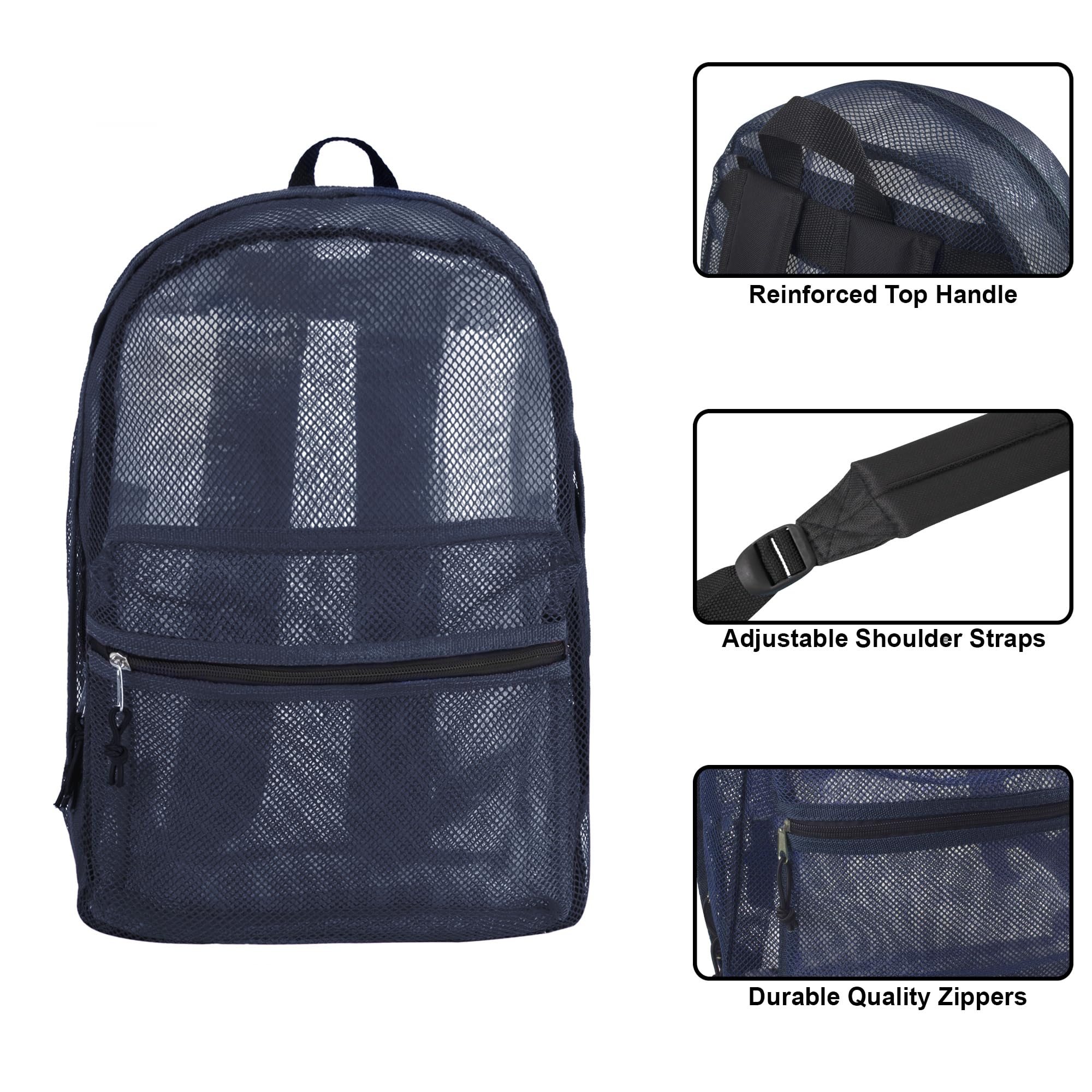 Foto 3 pulgar | Mochila Trail Maker de Malla Transparente para Niños en Edad Escolar - Venta Internacional