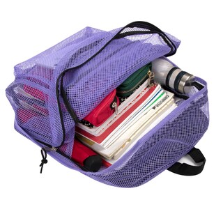 Foto 3 | Mochila Trail Maker De Malla Transparente Para Niños En Edad Escolar, Color Morado - Venta Internacional.