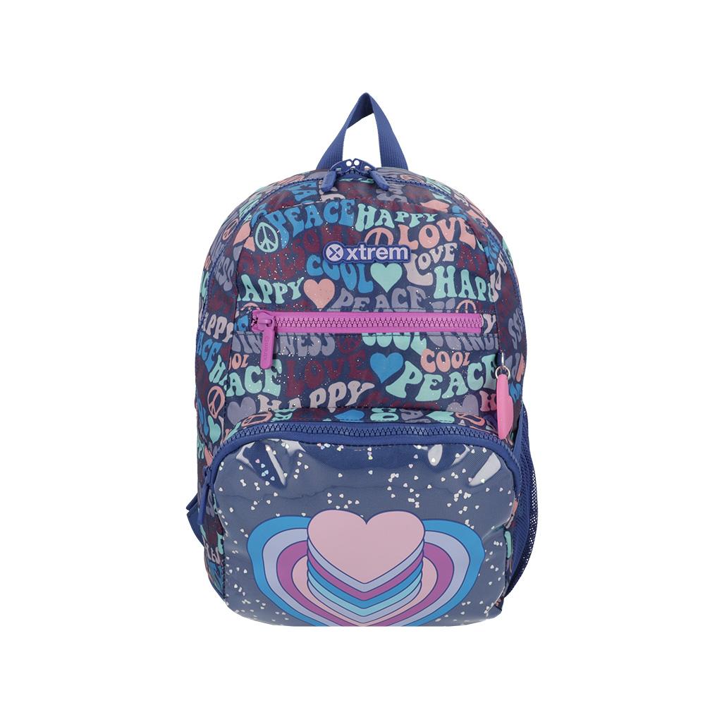 Foto 2 pulgar | Mochila Xtrem Bolt 4xt Blue Hearts Azul