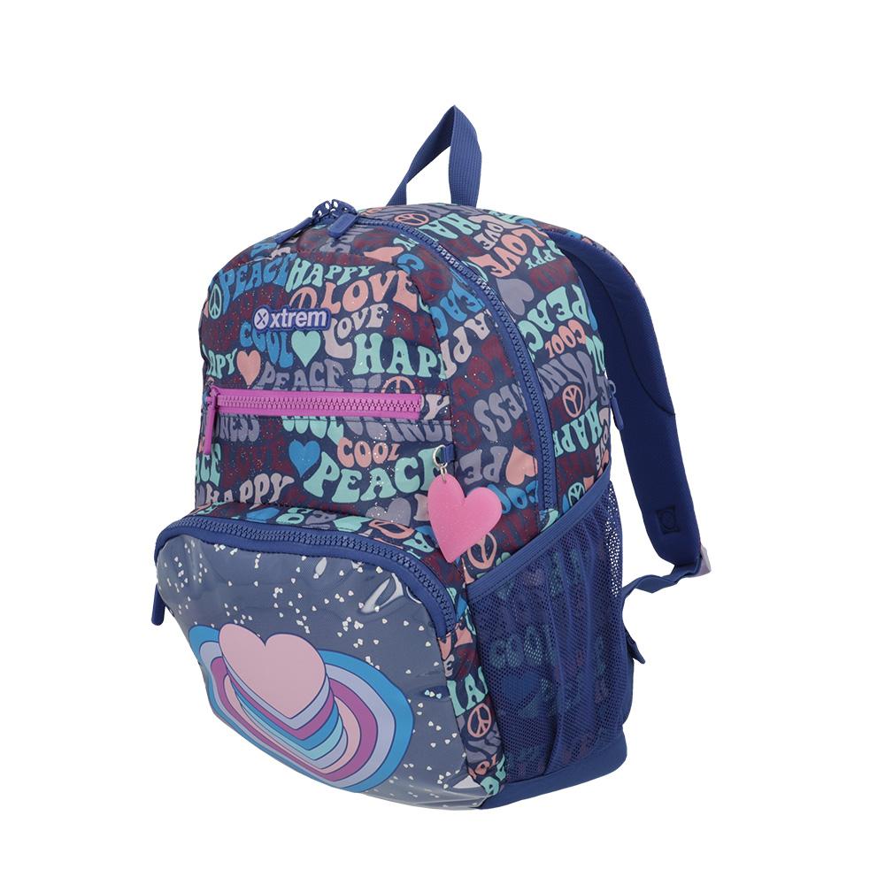 Foto 3 pulgar | Mochila Xtrem Bolt 4xt Blue Hearts Azul