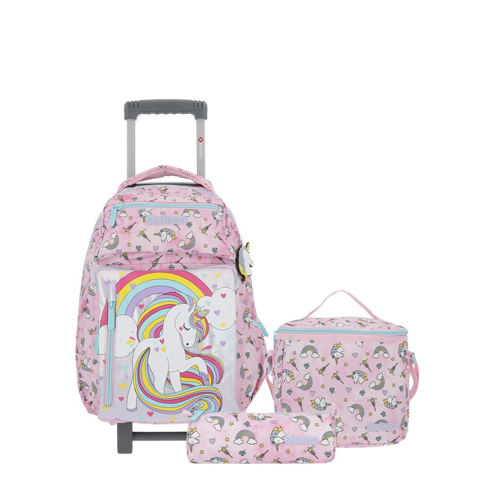 Foto 2 pulgar | Mochila Xtrem New Run Pack 4xt Tie Dye Unicorn Rosa