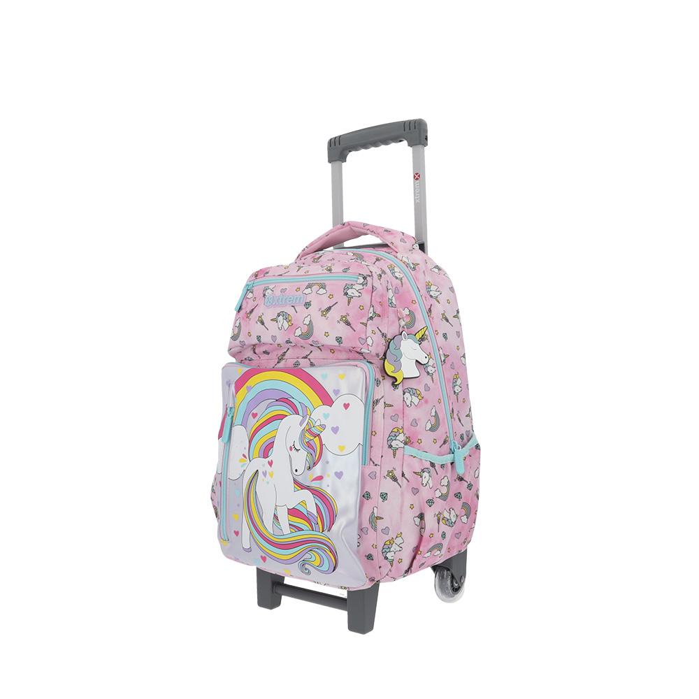 Foto 3 pulgar | Mochila Xtrem New Run Pack 4xt Tie Dye Unicorn Rosa