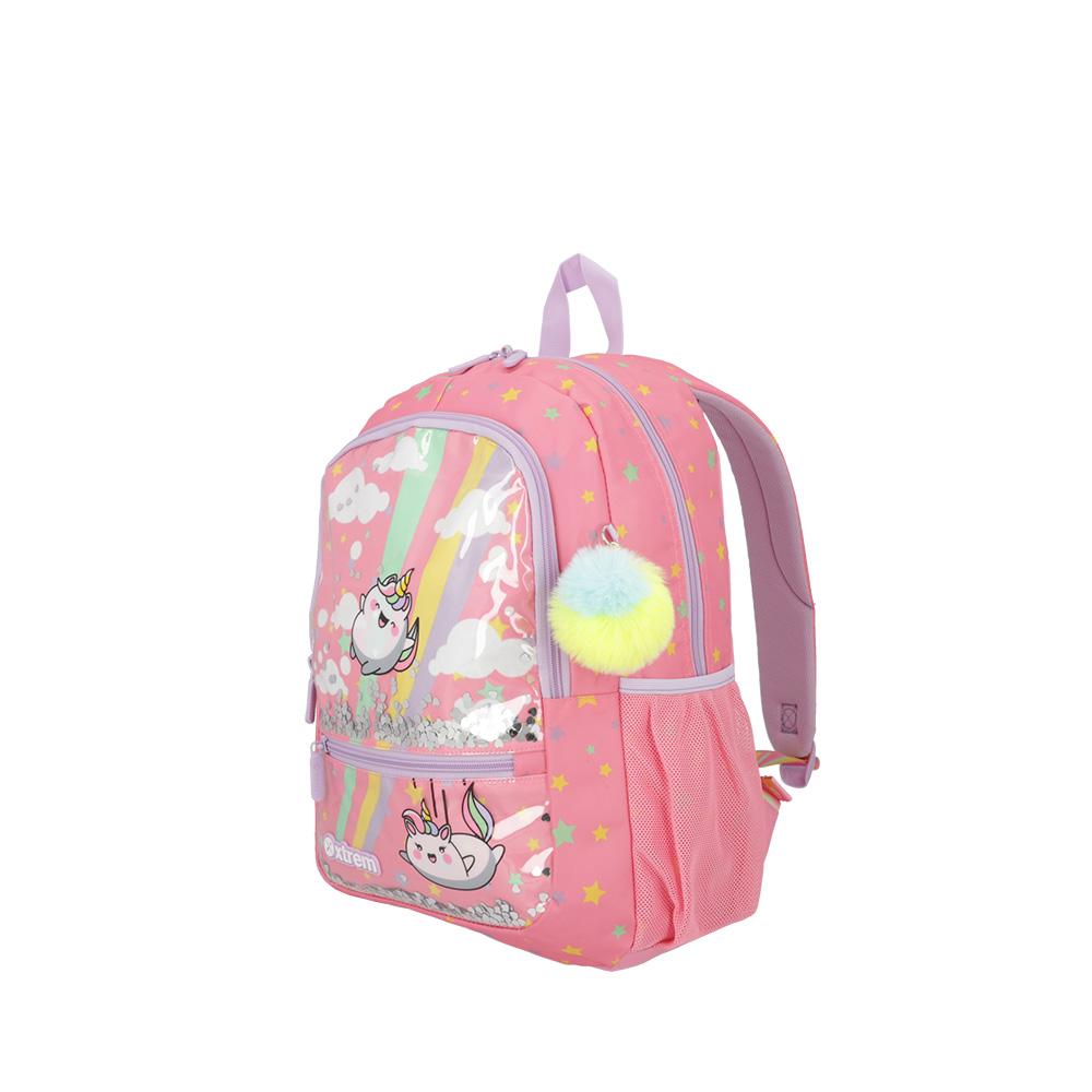 Foto 3 pulgar | Mochila Xtrem Logan 4xt Pink Unicorn Rosa