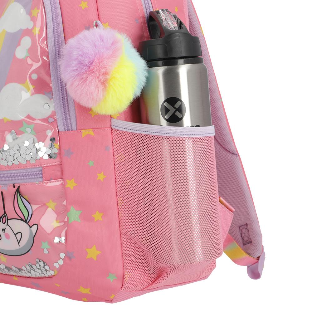 Foto 7 pulgar | Mochila Xtrem Logan 4xt Pink Unicorn Rosa