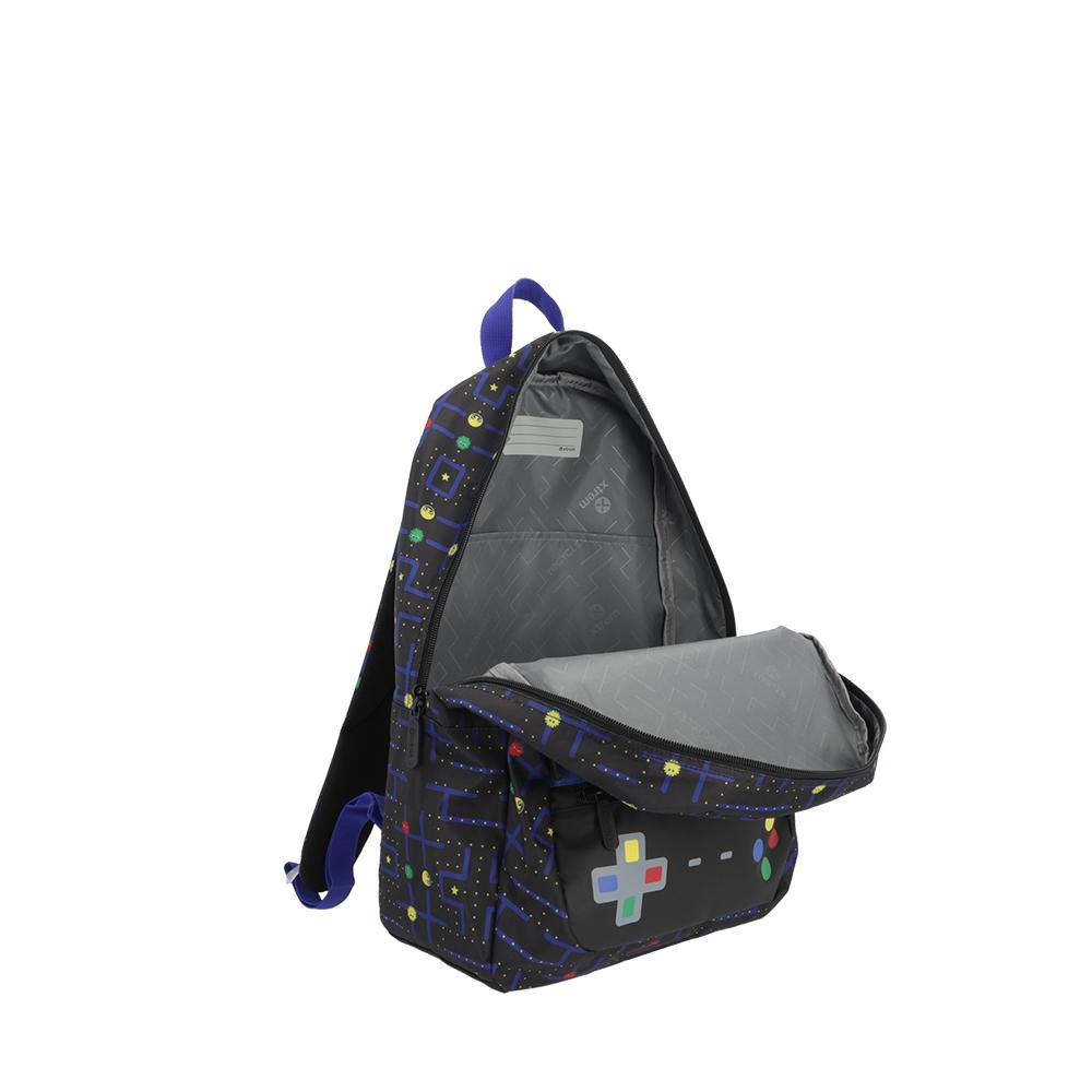 Foto 5 pulgar | Mochila Xtrem Logan 4xt Blue Gamer Negra