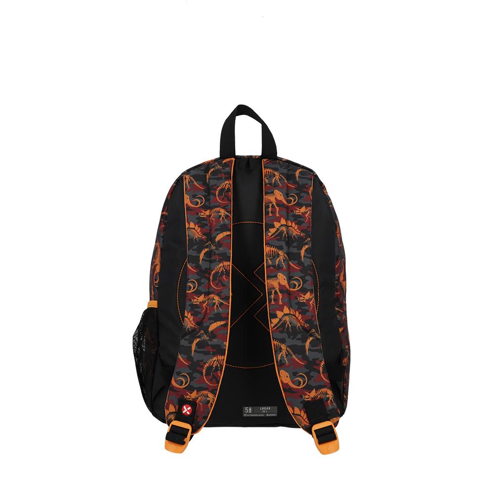 Foto 4 pulgar | Mochila Xtrem Logan 4xt Orange Dino Naranja