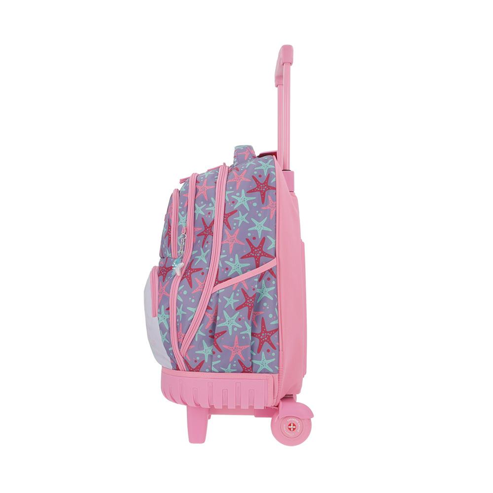 Foto 6 pulgar | Mochila Xtrem Trolley Cross 2.0 4xt Lilac Cats Rosa