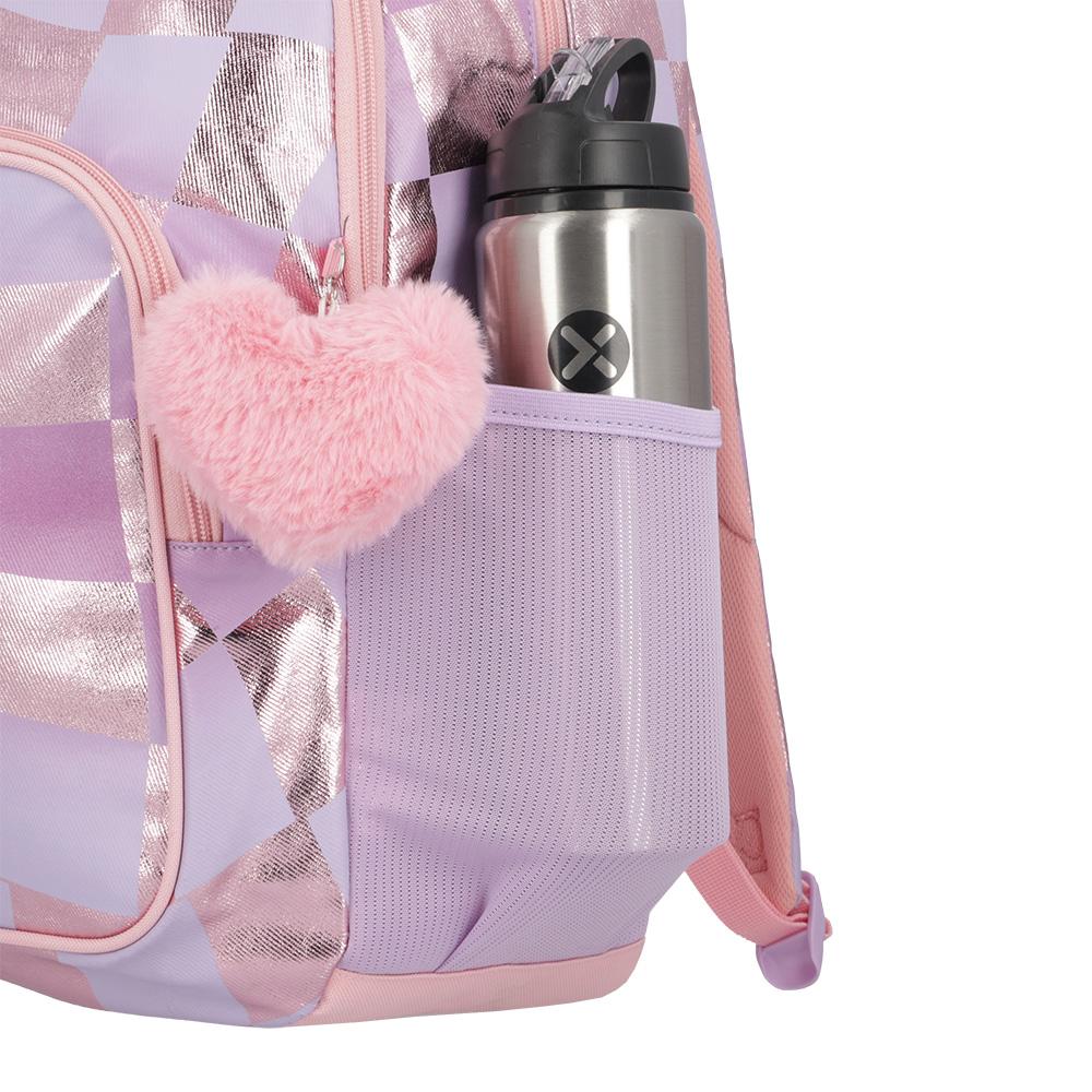 Foto 7 pulgar | Mochila Xtrem Hopper 4xt Lilac Checks Multicolor
