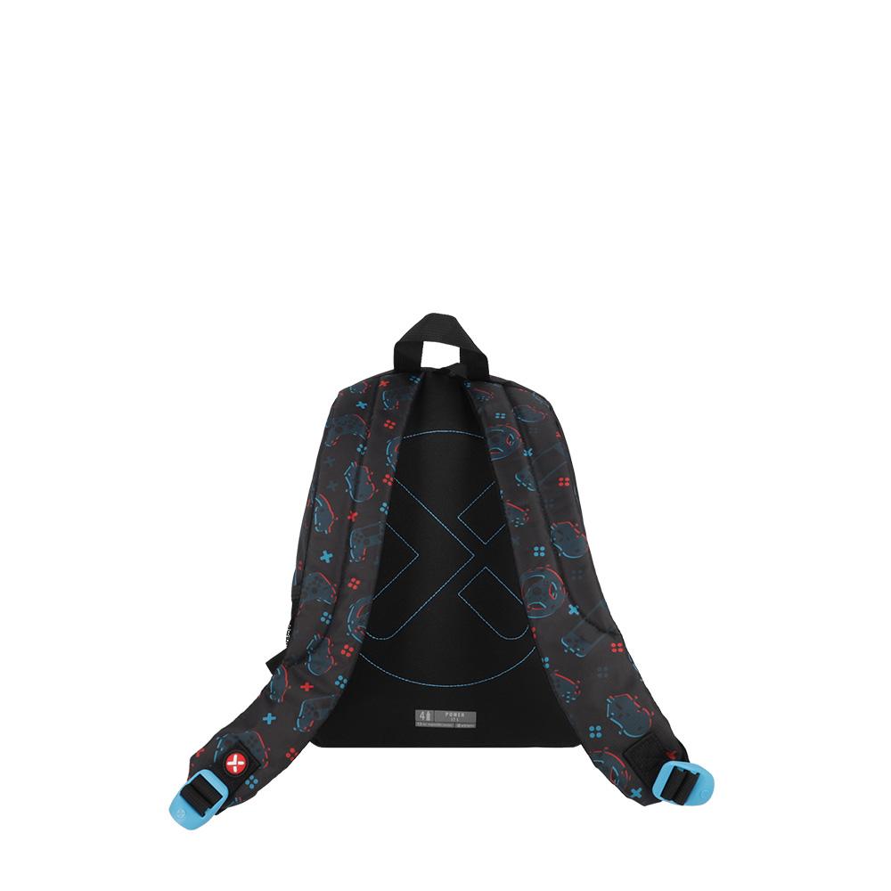 Foto 4 pulgar | Mochila Xtrem Power 4xt Blue Gamer Negra