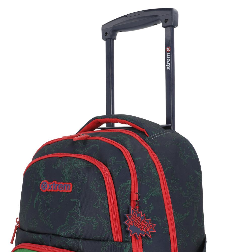 Foto 7 pulgar | Mochila Xtrem Trolley Cross 2.0 4xt Blue Dino Azul