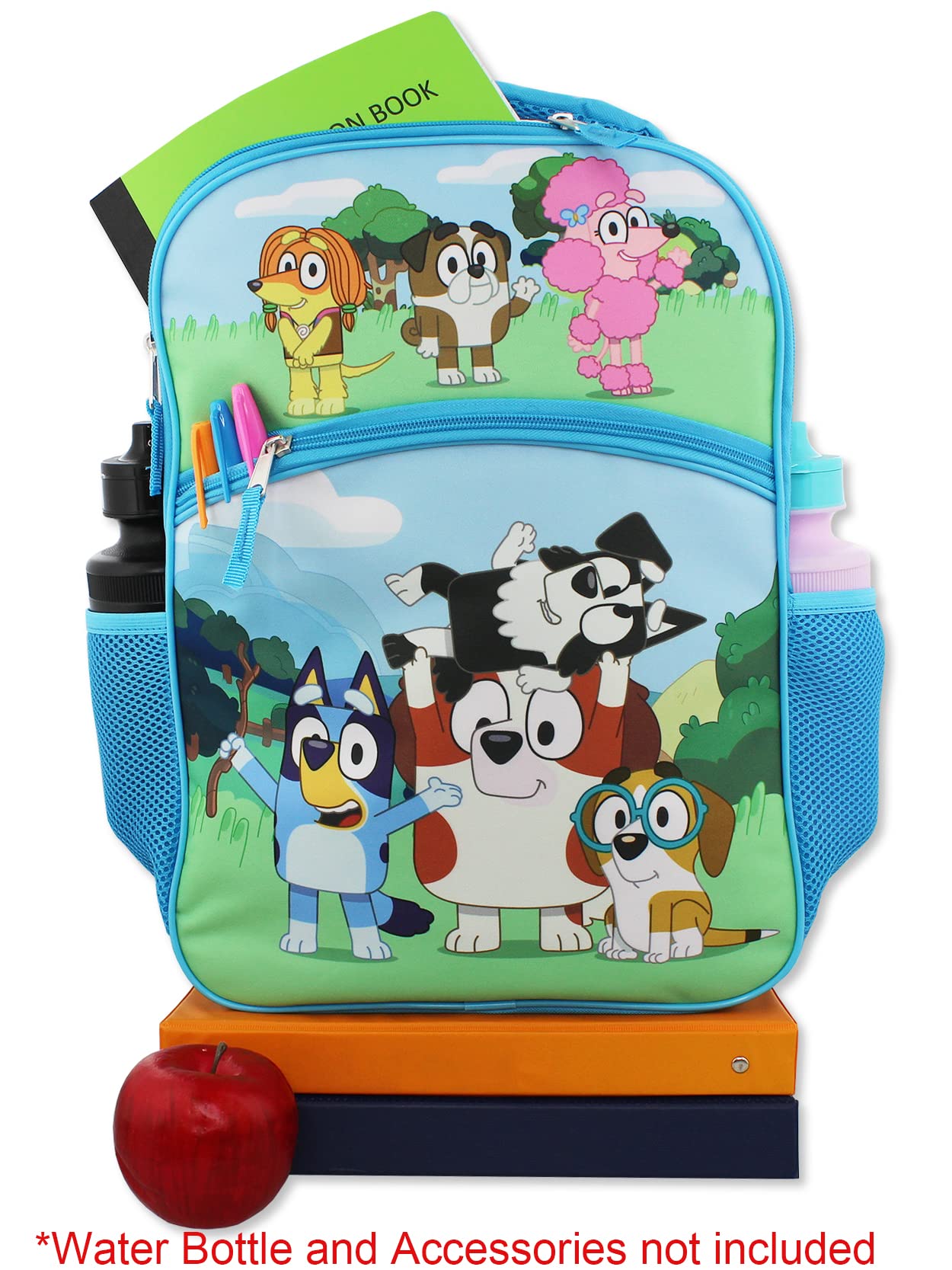 Foto 8 pulgar | Mochila Bluey Kids School 40 cm de Cordura Azul - Venta Internacional