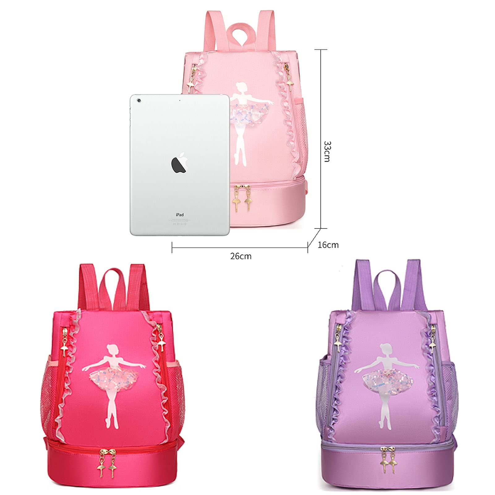 Foto 6 | Mochila de Baile Yitengteng Ballet Dance para Niñas - Venta Internacional