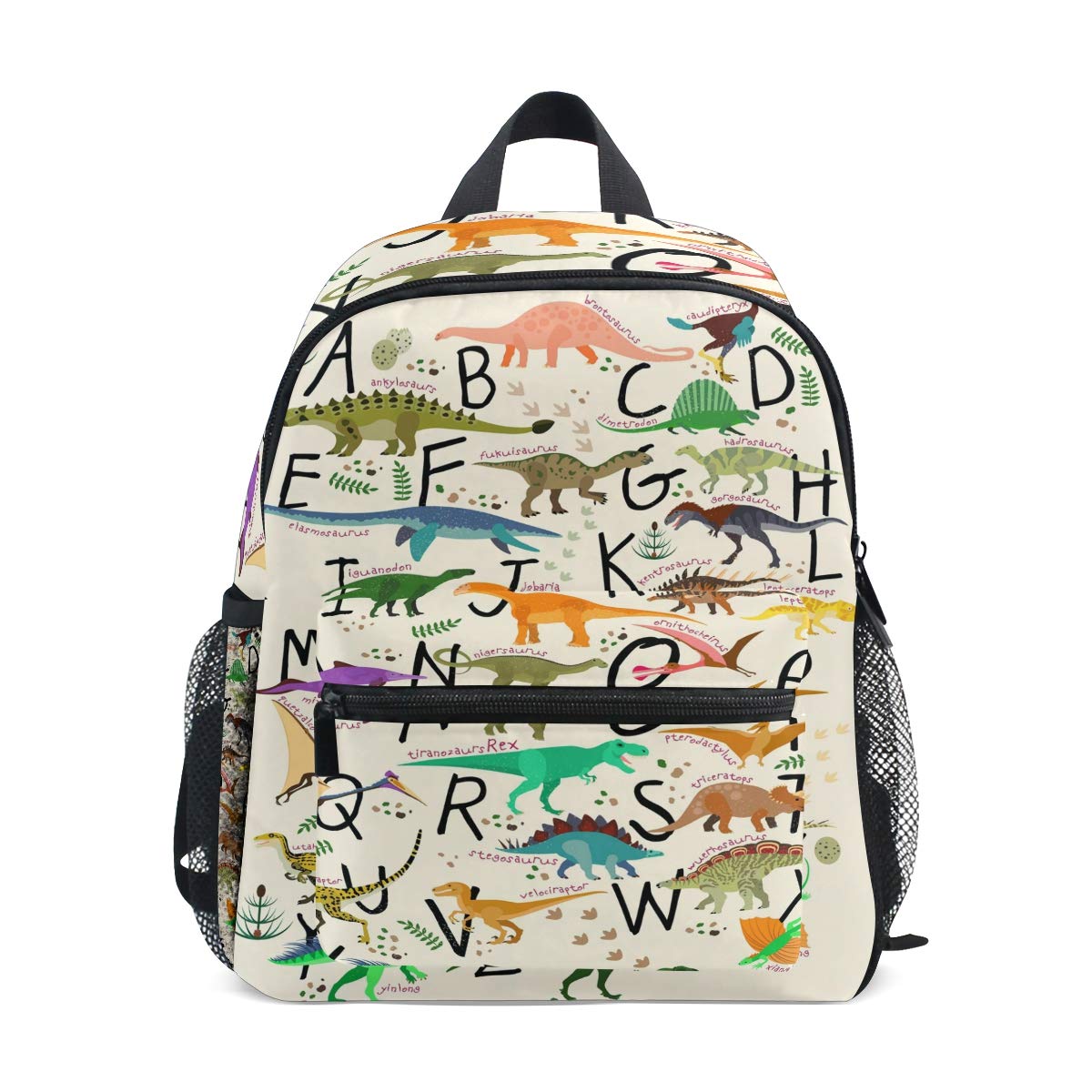 Foto 2 pulgar | Mochila Auuxva Cute Alphabet Dinosaur para Niños de 3 A 7 Años - Venta Internacional