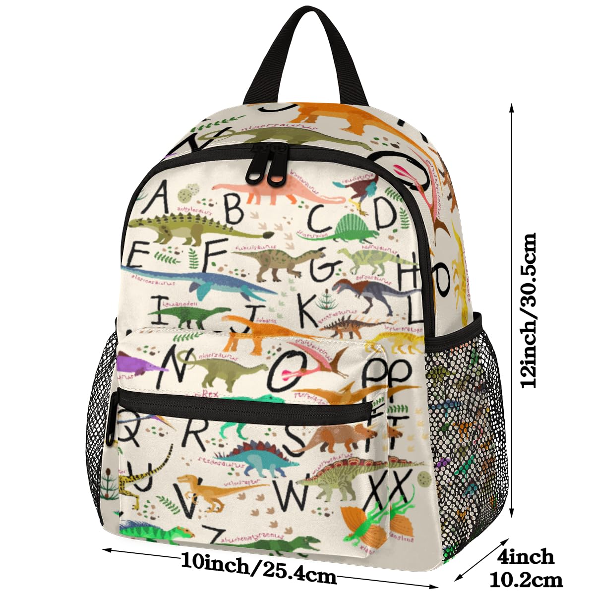 Foto 3 pulgar | Mochila Auuxva Cute Alphabet Dinosaur para Niños de 3 A 7 Años - Venta Internacional