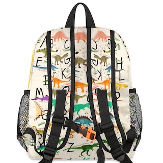 Foto 5 | Mochila Auuxva Cute Alphabet Dinosaur para Niños de 3 A 7 Años - Venta Internacional