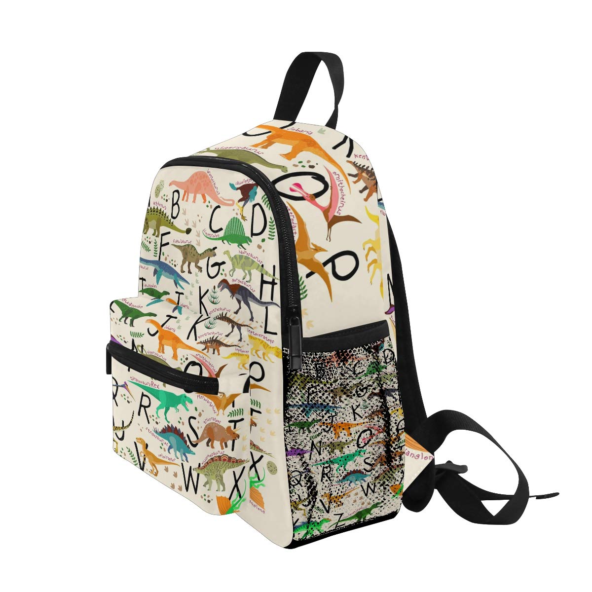 Foto 7 pulgar | Mochila Auuxva Cute Alphabet Dinosaur para Niños de 3 A 7 Años - Venta Internacional