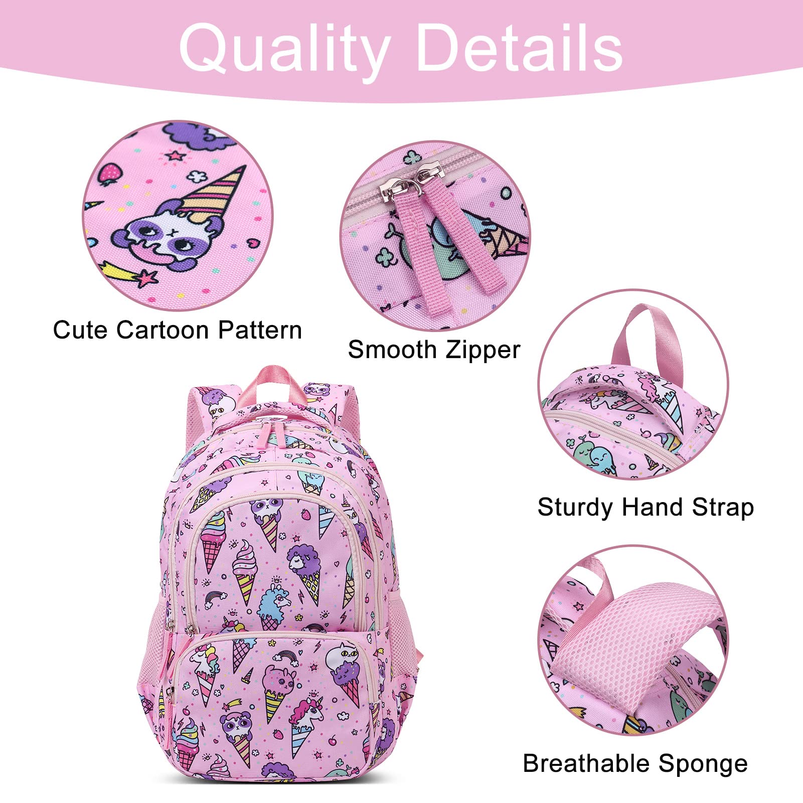 Foto 4 pulgar | Mochila Cluci Kids Unicornio Rosa para Niñas - Venta Internacional