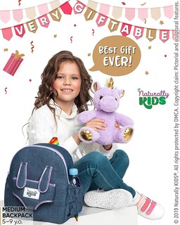 Foto 2 | Mochila Naturally Kids Unicorn para Niñas - Venta Internacional