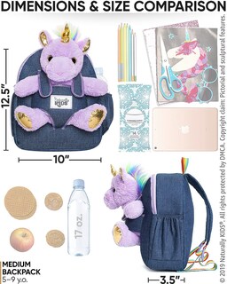 Foto 6 | Mochila Naturally Kids Unicorn para Niñas - Venta Internacional