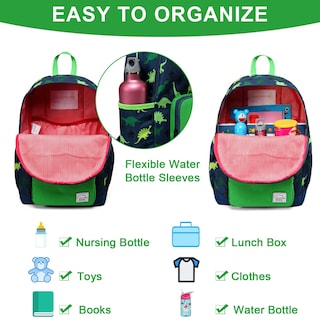 Foto 3 | Mochila Vaschy con Diseño de Dinosaurios Resistente al Agua - Venta Internacional