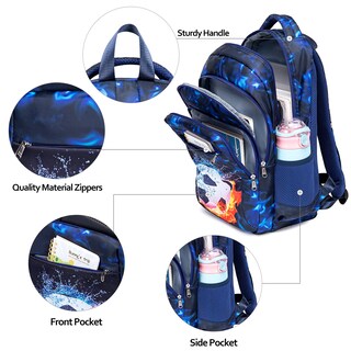 Foto 6 | Mochila Escolar Ledaou Negra - Venta Internacional