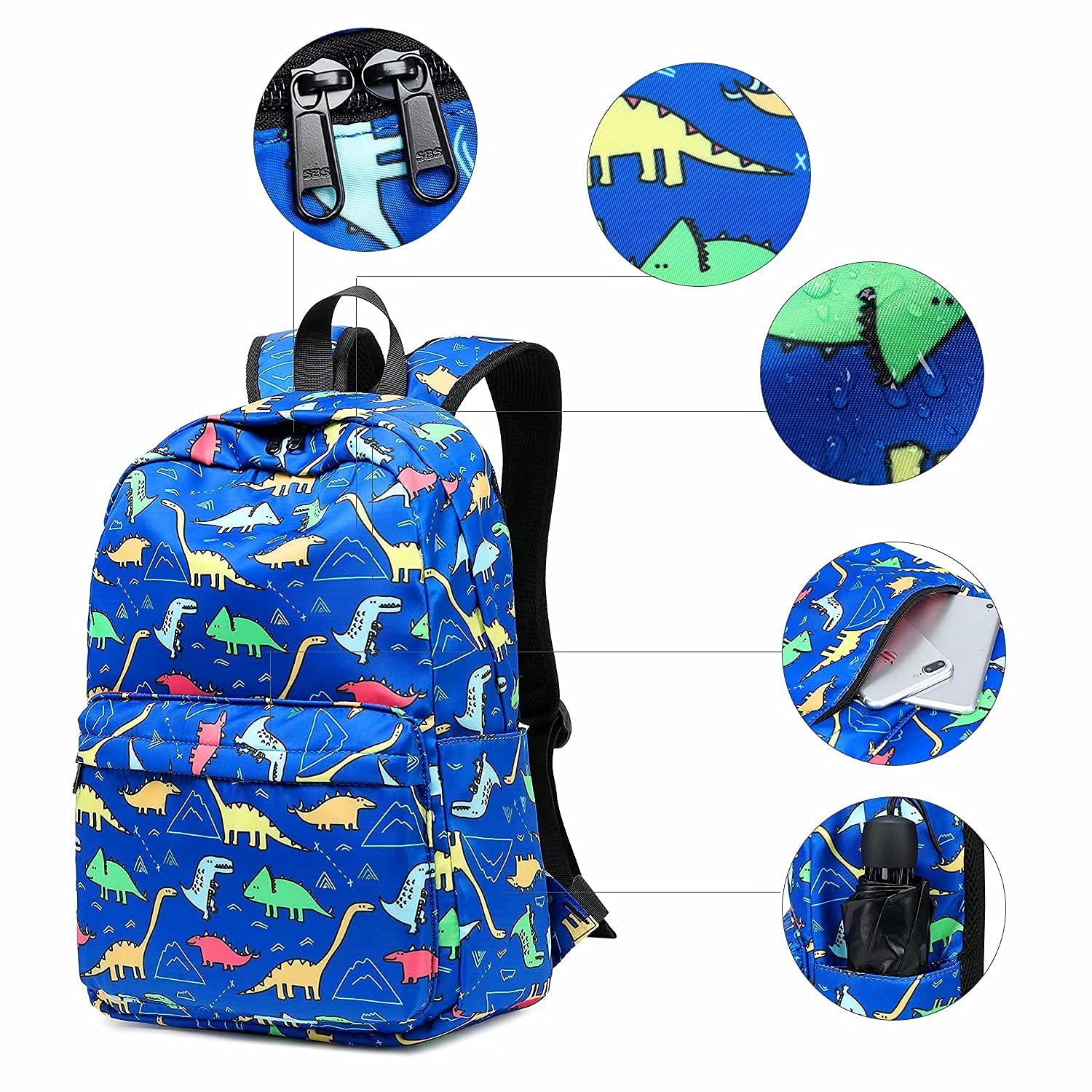 Foto 5 pulgar | Mochila Preescolar Camtop con Dinosaurios - Venta Internacional