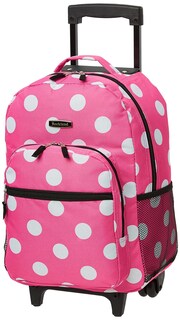 Foto 1 | Mochila Rodante Rockland Pink Dots de 43 cm con Doble Asa - Venta Internacional