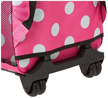 Foto 3 | Mochila Rodante Rockland Pink Dots de 43 cm con Doble Asa - Venta Internacional
