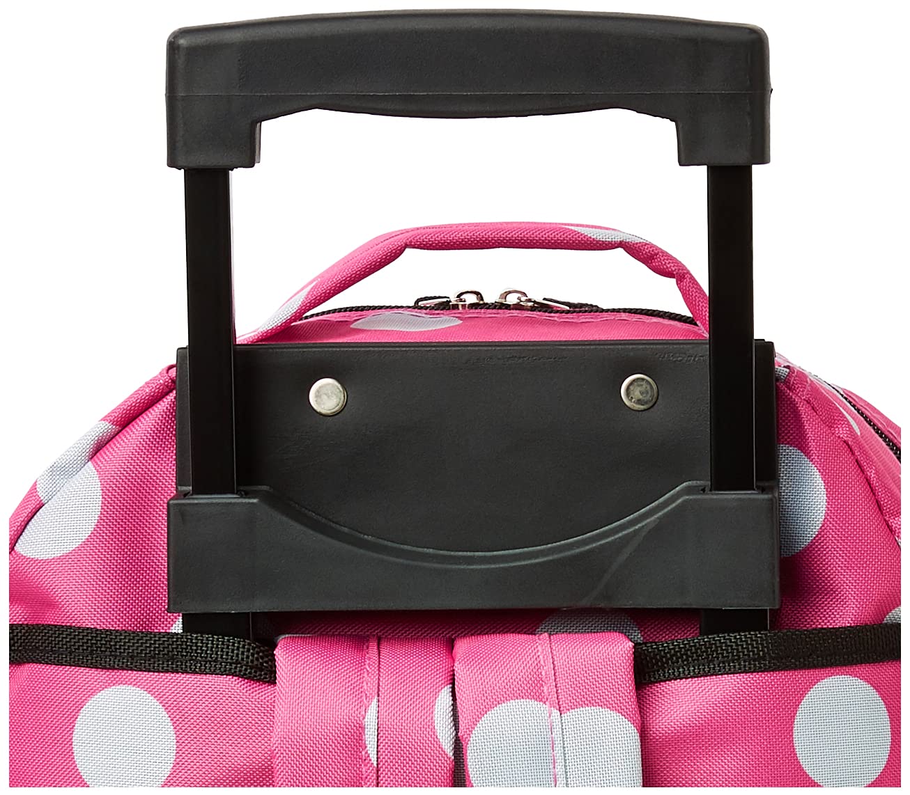 Foto 7 pulgar | Mochila Rodante Rockland Pink Dots de 43 cm con Doble Asa - Venta Internacional