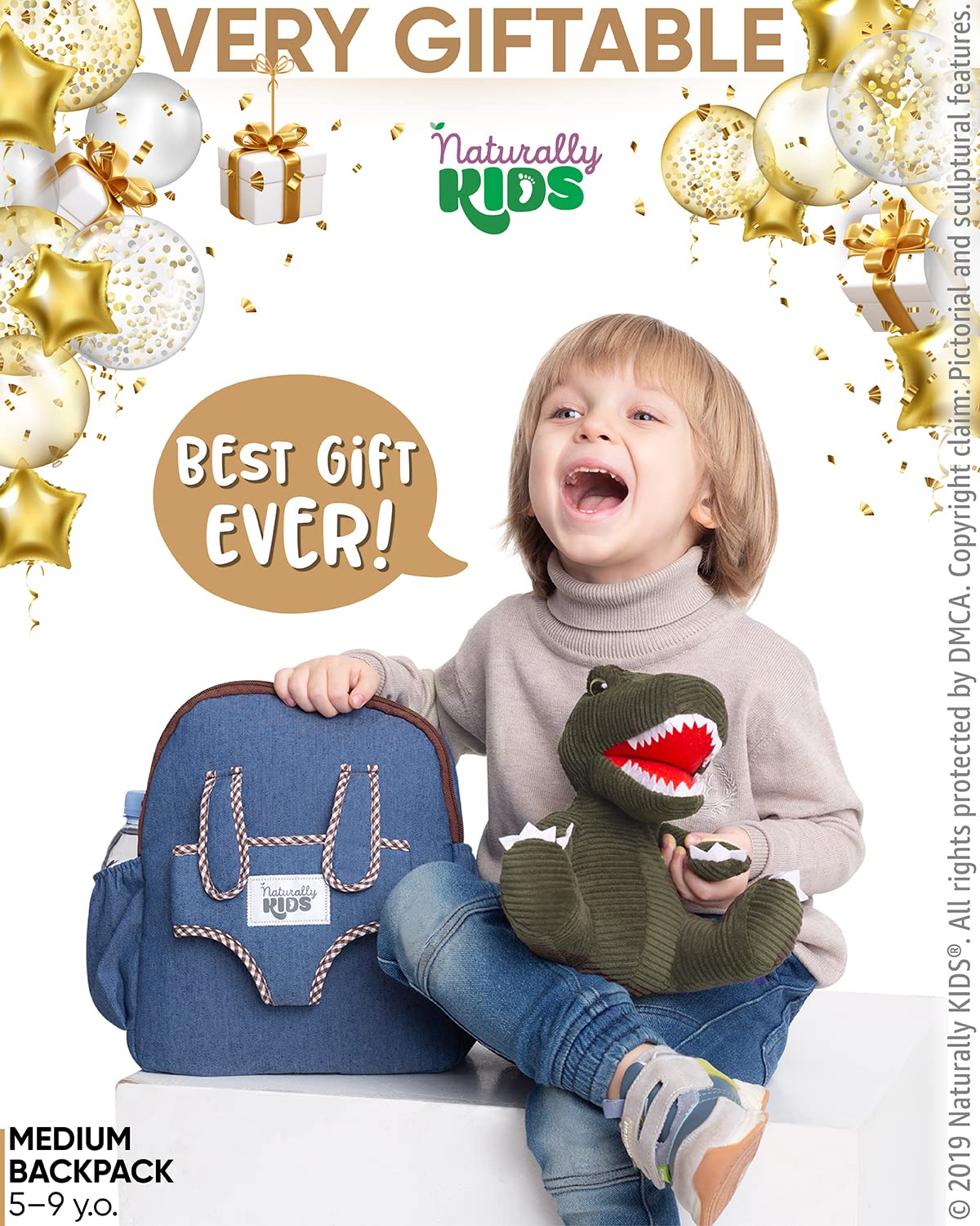 Foto 3 pulgar | Mochila Naturally Kids con Diseño de Dinosaurio de Peluche - Venta Internacional