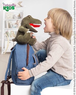Foto 3 | Mochila Naturally Kids con Diseño de Dinosaurio de Peluche - Venta Internacional