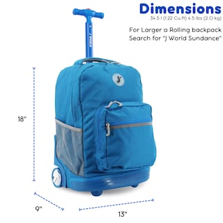 Foto 4 | Mochila Enrollable J World New York Sunrise para Niños Índigo 18 Pulgadas - Venta Internacional
