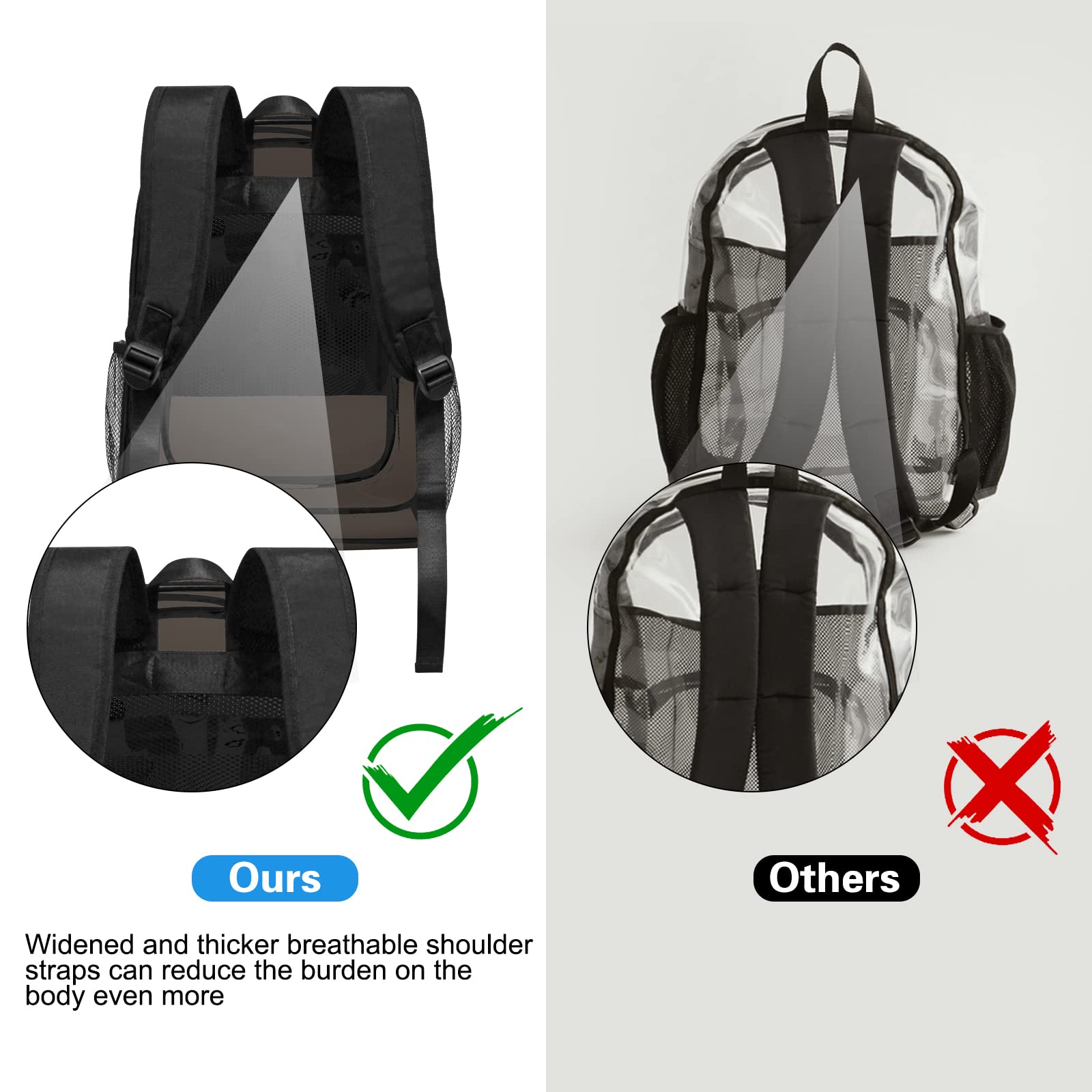 Foto 5 | Mochila Heeya Transparente de TPU Alta Resistencia 5,7 Pulgadas - Venta Internacional