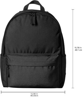 Foto 6 | Mochila Escolar Amazon Basics Classic Black - Venta Internacional