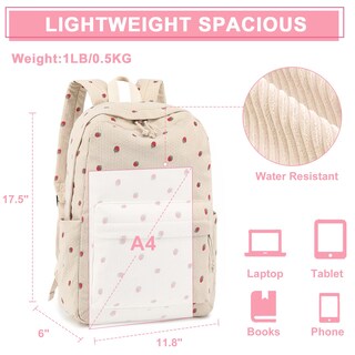 Foto 4 | Mochila Bluboon School color Fresa - Venta Internacional