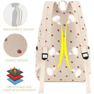 Foto 5 | Mochila Bluboon School color Fresa - Venta Internacional