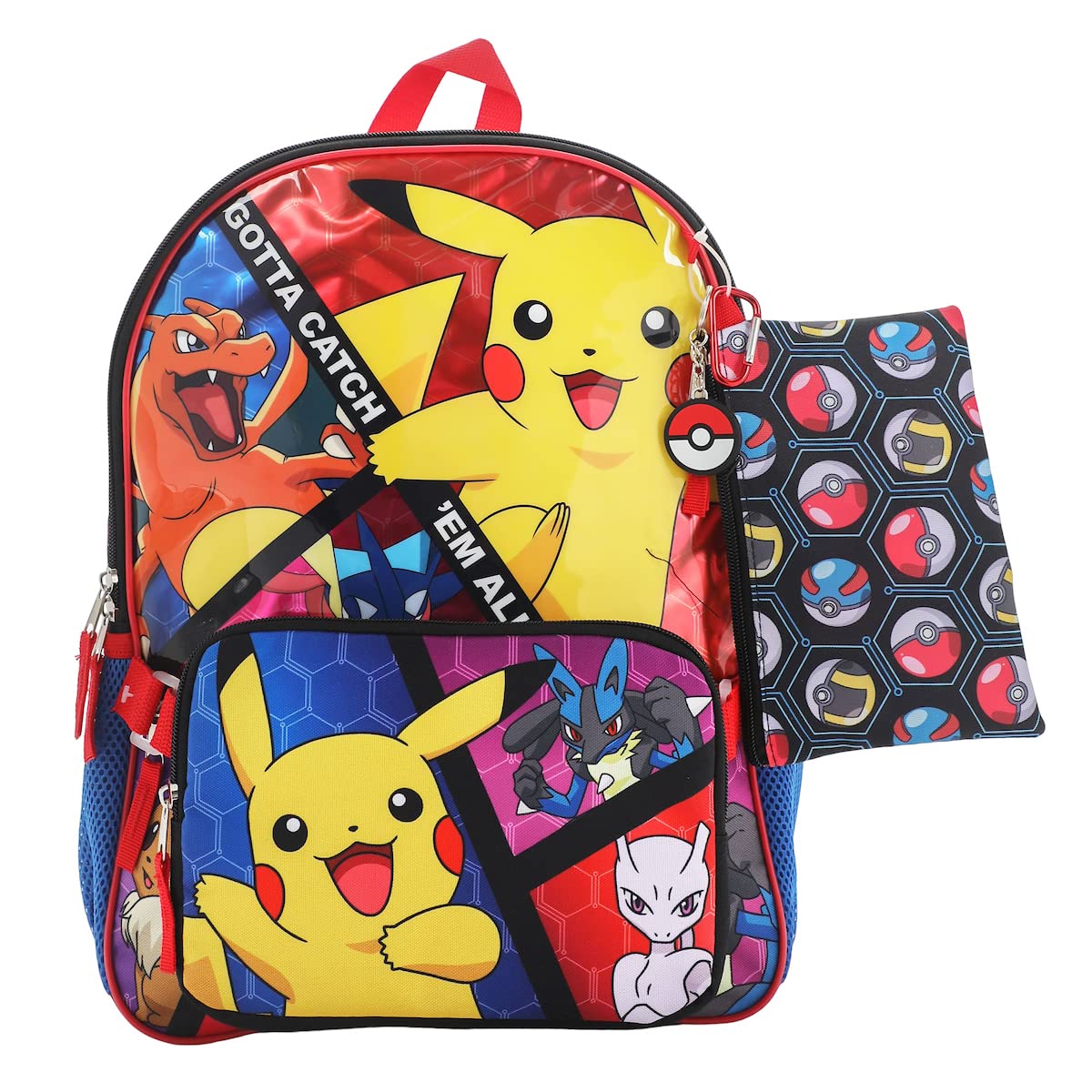 Foto 3 pulgar | Set de Mochilas Bioworld Pokemon Trainer Gotta Catch 'em All - Venta Internacional